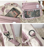 Qiaoduo Mini Backpack Women Waterproof Nylon Small Shoulder Bags