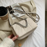 Qiaoduo Mini Shoulder Bag Nylon Crossbody Satchel Chain Clutches