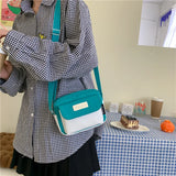 Qiaoduo Small Bag Women Summer Style Canvas Bag Girls Casual Square Bag