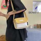 Qiaoduo Small Bag Women Summer Style Canvas Bag Girls Casual Square Bag