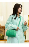 Qiaoduo Small Canvas Shoulder Bag Multi-compartment Portable Mom Phone Bag