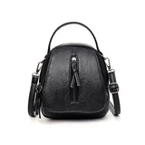 Qiaoduo Vintage PU Leather Shoulder Bag Large Capacity Crossbody Tote