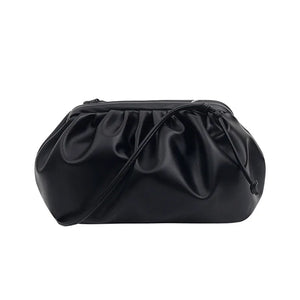 Qiaoduo Women Dumplings Shoulder Bag Retro Cloud Female Crossbody Shoulder Bag