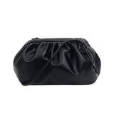 Qiaoduo Women Dumplings Shoulder Bag Retro Cloud Female Crossbody Shoulder Bag