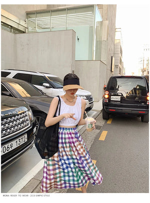 Qiaoduo Ins Wind Mesh Shoulder Bag Lightweight Shopping Beach Bag