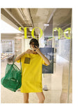Qiaoduo Ins Wind Mesh Shoulder Bag Lightweight Shopping Beach Bag