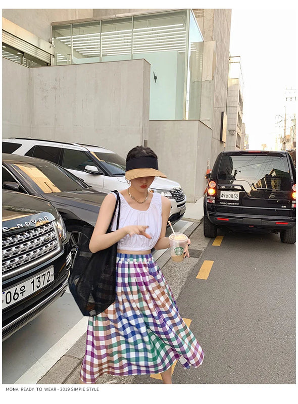Qiaoduo Ins Wind Mesh Shoulder Bag Lightweight Shopping Beach Bag