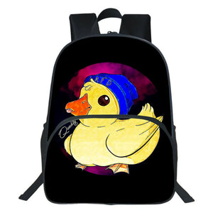 Quackity Backpack Boy Girl School Bags Teen Travel Bag Students Casual Rucksack