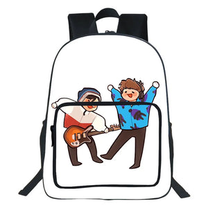 Quackity Backpack Children Bag Teen School Bags Student Bookbag