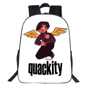 Quackity Backpack School Bag Teenager Girls Boys Travel Bookbag
