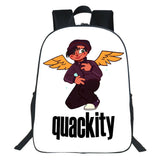 Quackity Backpack School Bag Teenager Girls Boys Travel Bookbag