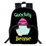 Quackity Backpack Canvas School Bag Teenager Girls Travel Mochila