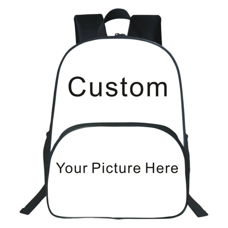 Quackity Backpack Canvas School Bag Teenager Girls Travel Mochila