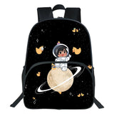 Quackity Backpack Canvas School Bag Teenager Girls Travel Mochila