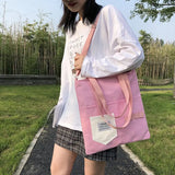 Canvas Shoulder Bags Casual Large Size Travel Bags Women Messenger Bag