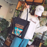 Canvas Shoulder Bags Women Large-capacity Handbag Multifunctional Crossbody Bag