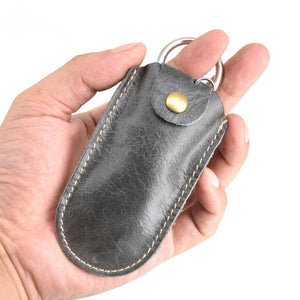 Cow Leather Key Chain for Car Keys Wallet Keys Pouch