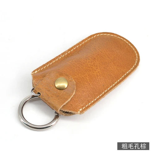 Cow Leather Key Chain for Car Keys Wallet Keys Pouch