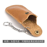 Cow Leather Key Chain for Car Keys Wallet Keys Pouch