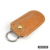 Cow Leather Key Chain for Car Keys Wallet Keys Pouch