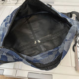 Denim Chest Bag Waist Pack Unisex Crossbody Bag