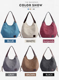 Women's Canvas Tote Bag Girl Leisure Handbag