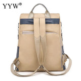 Anti-theft Leather Backpack for School and Travel