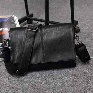 Leather Men Classical Messenger Bags Casual Business Shoulder Handbags for man