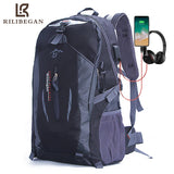 Nylon Waterproof Travel Backpack Men Climbing Hiking Outdoor School Bag