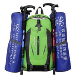 Nylon Waterproof Travel Backpacks Men Climbing Travel Bags