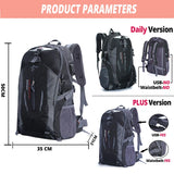 Nylon Waterproof Travel Backpack Men Climbing Hiking Outdoor School Bag