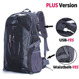 Nylon Waterproof Travel Backpack Men Climbing Hiking Outdoor School Bag
