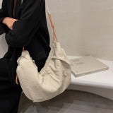 Nylon Shoulder Bag Dumpling Tote Female Crossbody High Capacity Handbag