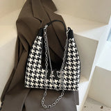 PU Leather Underarm Pack Woman Handbag Female Shoulder Bag