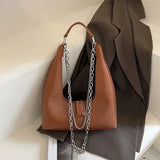 PU Leather Underarm Pack Woman Handbag Female Shoulder Bag