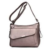 Women's PU Leather Crossbody Shoulder Bags with Multi-pocket Design