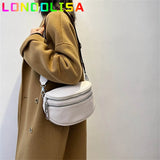 Women's Soft Leather Saddle Bag Crossbody Shoulder Handbag