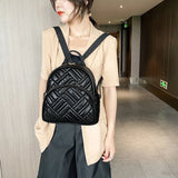 Women's PU Leather Backpack School Bags for Girls