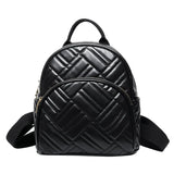 Women's PU Leather Backpack School Bags for Girls