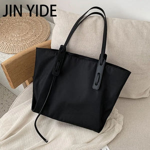 Oxford Cloth Shoulder Bag For Women Large Capacity Travel Tote Bag