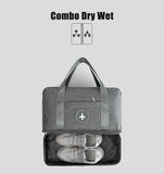 Durable Sports Bag Gym Bag Shoes Storage Fitness Handbag