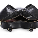 Heart-shaped Bat Backpack Shoulder Bag Punk School Bag For Teenager