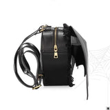 Heart-shaped Bat Backpack Shoulder Bag Punk School Bag For Teenager