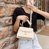 Quilted Crossbody Bag Chain Handbag Small PU Leather Ladies Handle