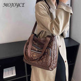 Quilted Ladies Crossbody Bag Nylon Winter Female Tote Waterproof