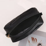 Quilted Small Phone Crossbody Bag Women PU Leather Shoulder Messenger Handbag