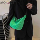 Quilted Crossbody Bag Autumn Winter Nylon Female Portable Adjustable