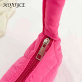 Quilted Women Hand Bags Casual Check Female Tote Winter Soft Warm