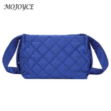 Quilted Women Shoulder Bags Winter Messenger Bags Soft Buckle
