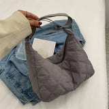 Quilting Women Messenger Bags Large Capacity Tote Shoulder Bag